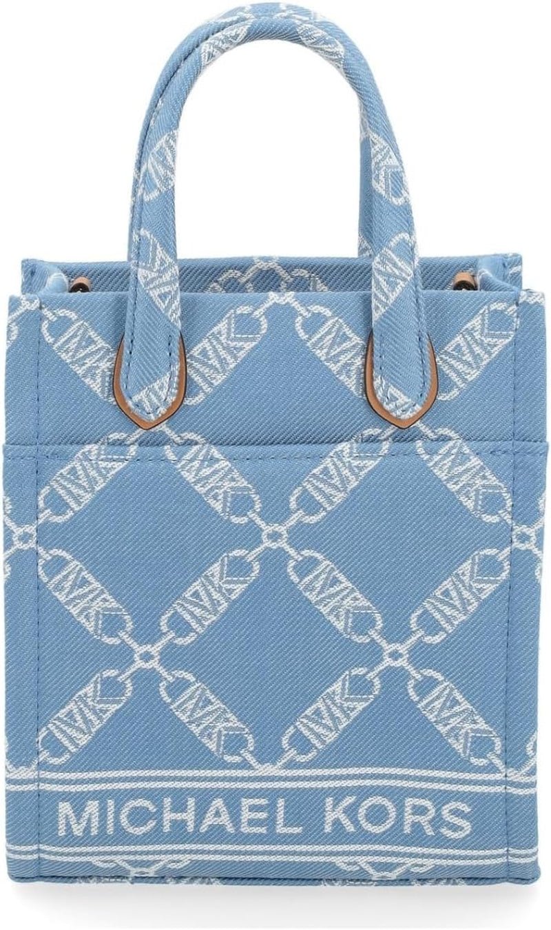 Michael Kors Dam Gigi Extra-Small Handväska, Blå Damväskor Naty Shop Standardtitel