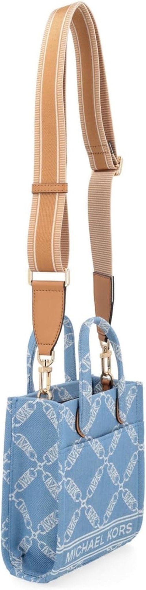 Michael Kors Dam Gigi Extra-Small Handväska, Blå Damväskor Naty Shop