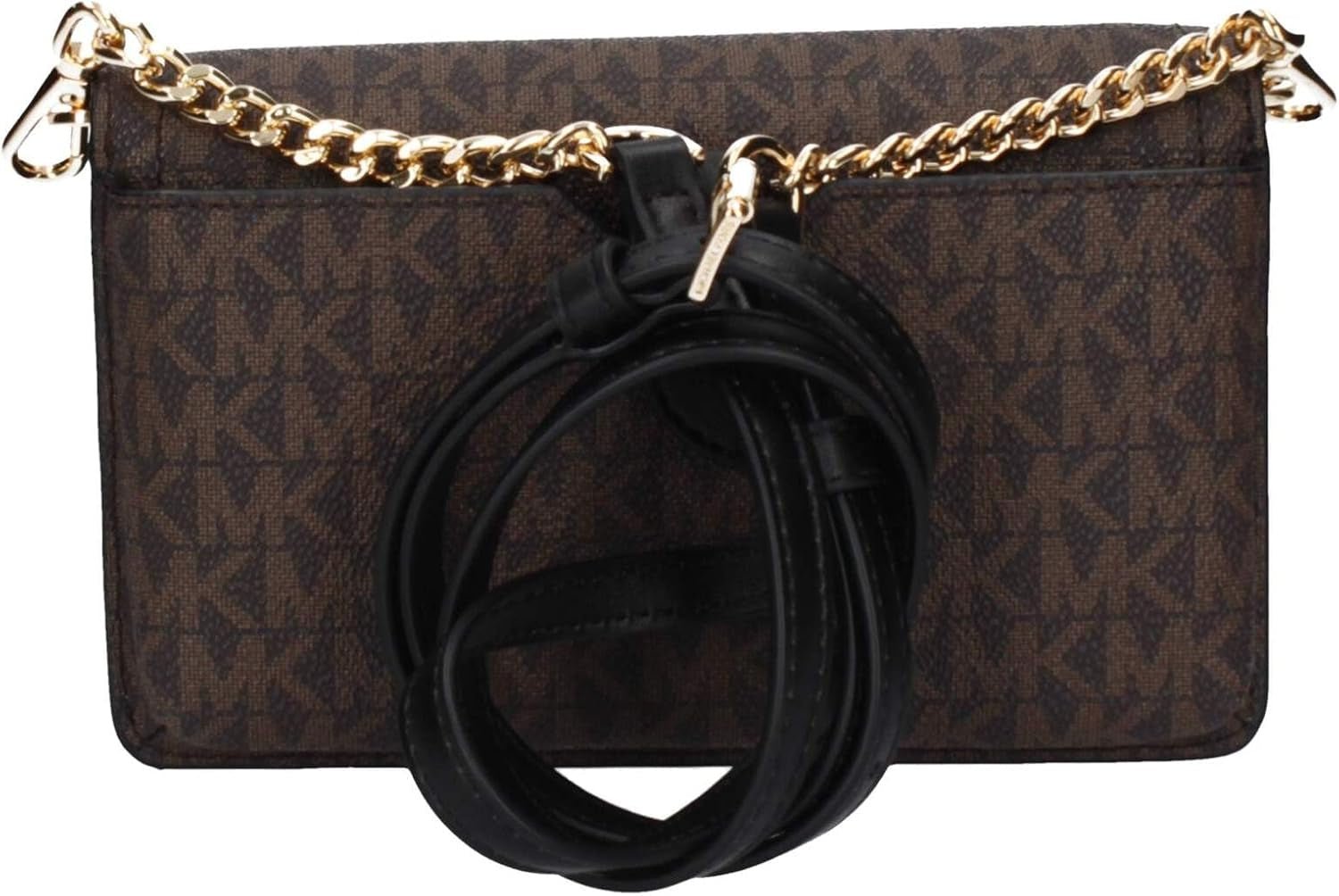 Michael Kors Dam Sm Phn CHN Xbody Väska, Brun/Blk Damväskor Naty Shop
