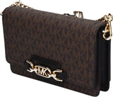 Michael Kors Dam Sm Phn CHN Xbody Väska, Brun/Blk Damväskor Naty Shop