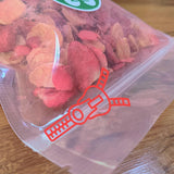 Blandning av frystorkad frukt ErdBana XL 300g | Frystorkade bananer + frystorkade jordgubbar Frystorkade fruktprovningsset | Jordgubb och banan frystorkad fruktmix | ZingyZoo Dehydrerade produkter Naty Shop