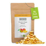 Mono frystorkade chips - 300g jordgubbschips från 100 % naturliga jordgubbar - torkad tropisk frukt - torkad jordgubbsfrukt - mellanmål till müsli och desserter - jordgubbschips Torkade produkter Naty Shop Mango