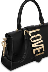 Moschino Borsa Love Handväska, svart Damväskor Naty Shop