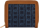 Fossil Logan multifunktionell damplånbok Dam Naty Shop Blå 11,1 Cm L X 2,5 Cm B X 8,9 Cm H