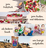 Blackberry BRIX | Naturliga torkade björnbär 95 g | Great Taste Award för torkad frukt | Icke-GMO, glutenfri, vegan, konserverade vitaminer Naty Shop Dehydrerade produkter
