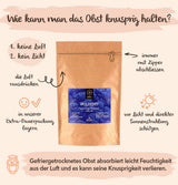 Blackberry BRIX | Naturliga torkade björnbär 95 g | Great Taste Award för torkad frukt | Icke-GMO, glutenfri, vegan, konserverade vitaminer Naty Shop Dehydrerade produkter