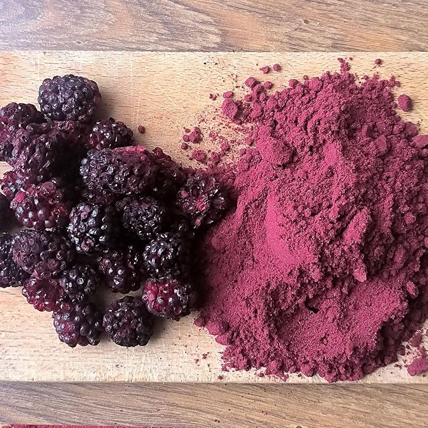 Frystorkade björnbär i pulver | 100% frystorkat fruktpulver Naturlig torkad frukt utan tillsatser | fruktpulver Frystorkad frukt björnbärspulver Dehydrerade produkter Naty Shop