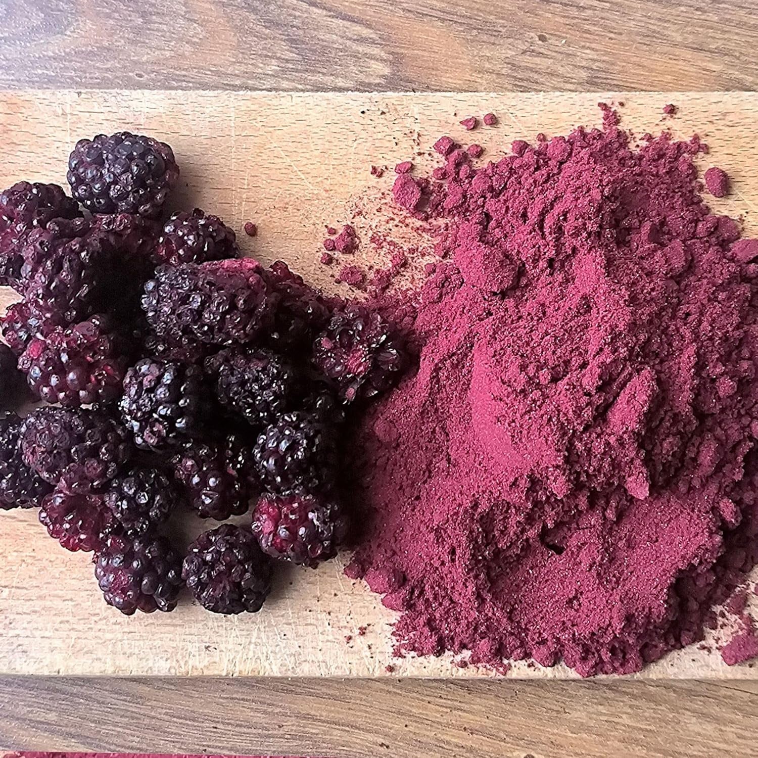 Frystorkade björnbär i pulver | 100% frystorkat fruktpulver Naturlig torkad frukt utan tillsatser | fruktpulver Frystorkad frukt björnbärspulver Dehydrerade produkter Naty Shop