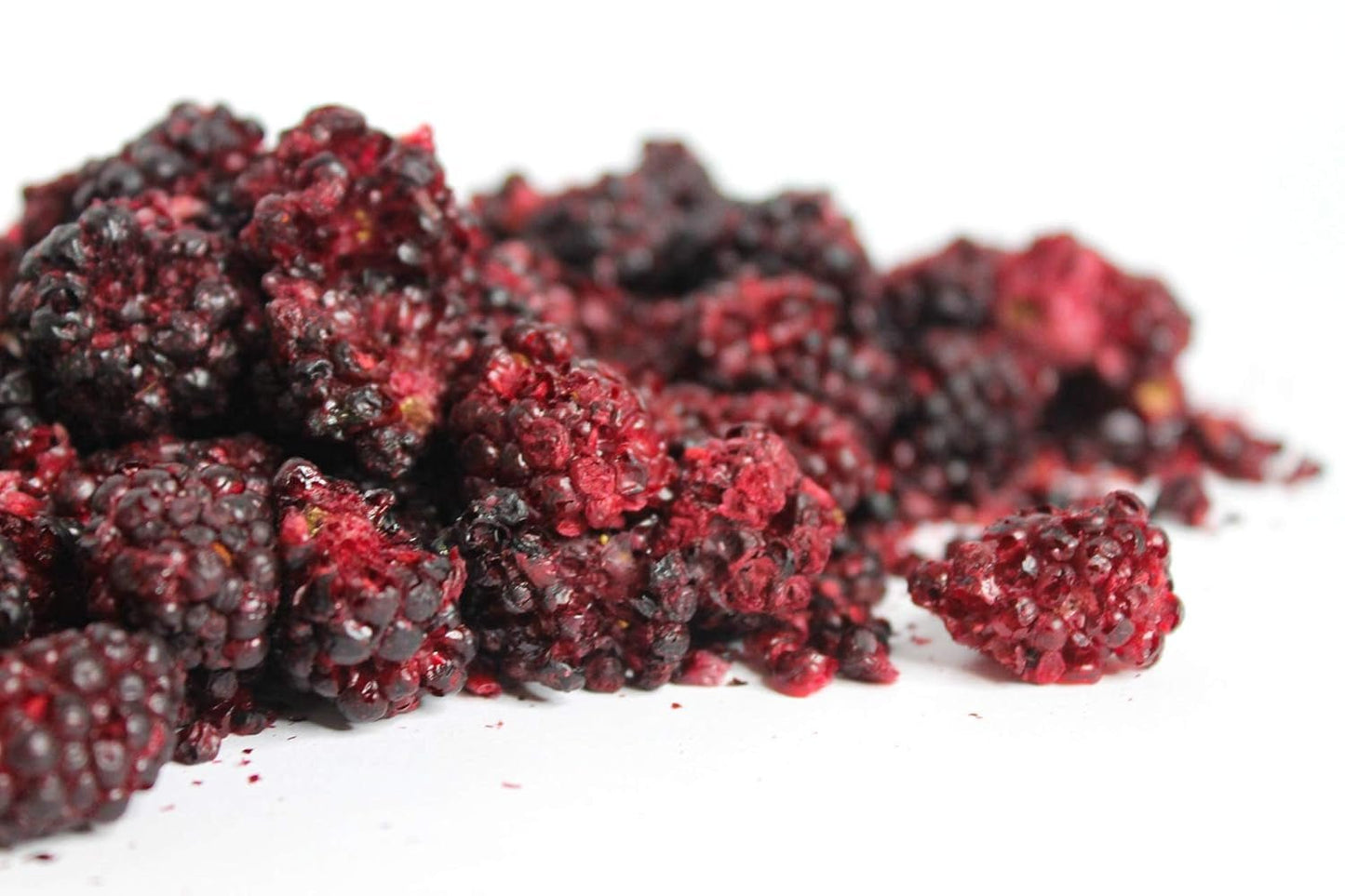 Frystorkade hela björnbär 100g - Frystorkade frukter - Frystorkade torkade frukter - Frystorkade hela björnbär för bakning, dekoration av kakor, snacks, müsli, desserter Torkade produkter Naty Shop
