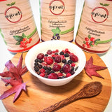 myfruits svarta vinbär, frystorkad frukt, 100g, utan tillsatser, 100% svarta vinbär, frystorkade och torkade frukter till müsli eller gröt... Torkad produkter Naty Shop