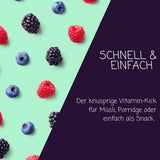 myfruits svarta vinbär, frystorkad frukt, 100g, utan tillsatser, 100% svarta vinbär, frystorkade och torkade frukter till müsli eller gröt... Torkad produkter Naty Shop