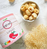 myfruits litchi, frystorkad, 80g, utan tillsatser, 100% frukt, frystorkad frukt och torkad frukt Torkad produkter Naty Shop