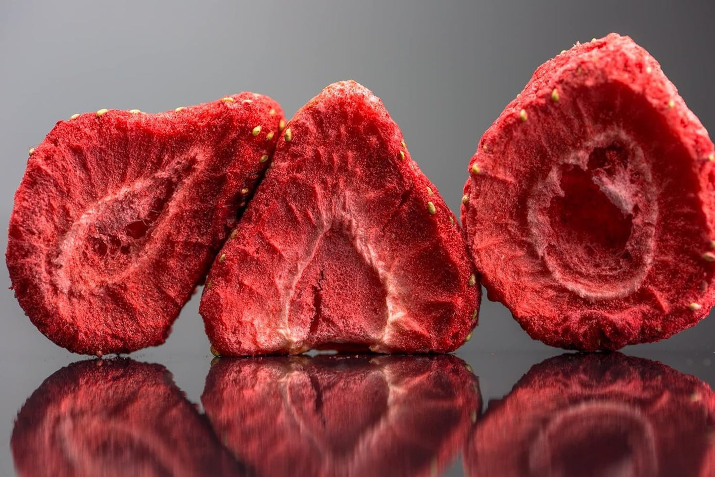 Mynatura frystorkade jordgubbsskivor I grönsaker I naturlig I torkad frukt I frukt I - lätt torkad (1 x 350g) Uttorkade produkter Naty Shop