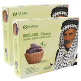 NABALI FAIRKOST FÖR ALLA Dadlar Medjool Medjoul från Palestina - 100% naturlig vegansk aromatisk traditionell färsk och orientalisk I utan konserveringsmedel 5 kg (1 förpackning), Small/Medium Dehydrerade produkter Naty Shop 5 kg (förpackning om 2) Large/Jumbo