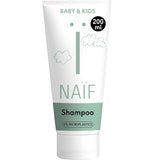 Naïf - Vårdschampo - för spädbarn och barn - Babyschampo med naturliga ingredienser - 100% vegan - 0% SLES - Utan mikroplaster, silikoner och parabener - 200 ml Barn - Bad och hudvård Naty Shop M
