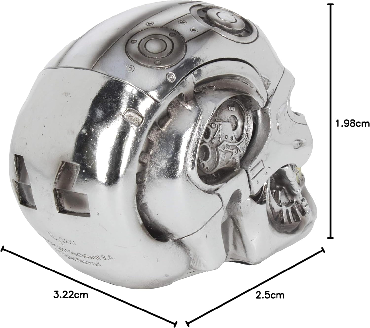 Nemesis Now, T Box, 18 cm, Silver, Resin, One Size statyetter och skulpturer Naty Shop