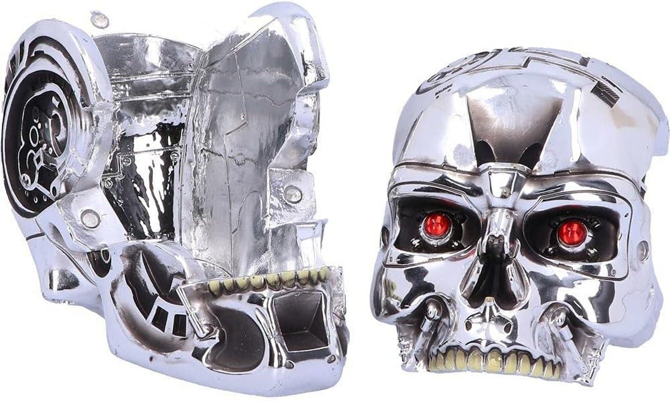 Nemesis Now, T Box, 18 cm, Silver, Resin, One Size statyetter och skulpturer Naty Shop