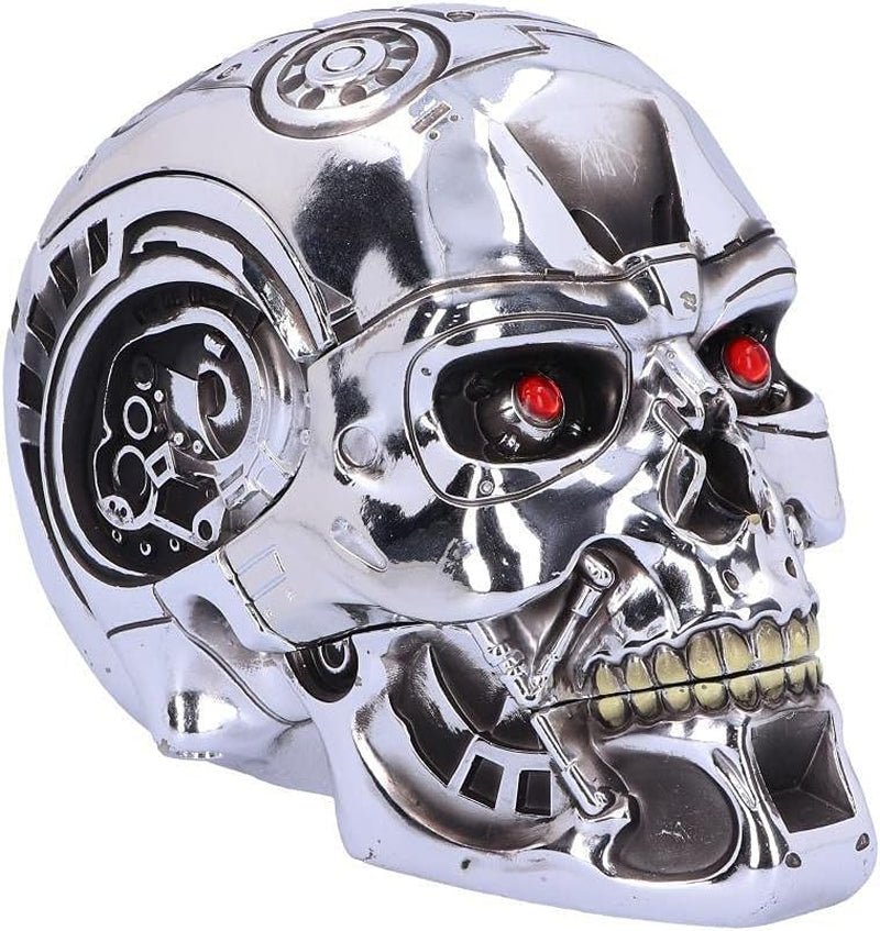 Nemesis Now, T Box, 18 cm, Silver, Resin, One Size Statyer & Sculptures Naty Shop Standardtitel