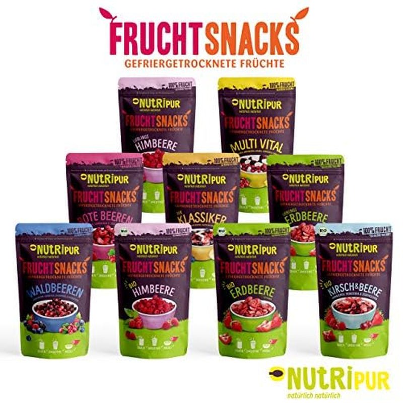 Frystorkad kokos: 50g frystorkad frukt - veganska godis sötade kokostärningar - naturligt torkad frukt från NutriPur Dehydrerade produkter Naty Shop