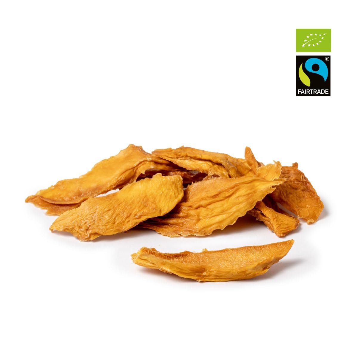 PAKKA ekologisk rättvisemärkt mango 1 kg, ekologiska och rättvist torkade mangobitar, osötad, osavlad, producerad och fylld direkt av producenten i Colombia, vegansk 1 kg (1 förpackning) Dehydrerade produkter Naty Shop