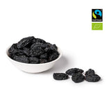 PAKKA - Organic Fairtrade Black Beauty Raisins 600gr, ekologiska, kärnfria, svarta druvor, soltorkade, oljefria, så klibbiga, osvavelfria, direkt från småbönder i Samarkand i Uzbekistan Dehydrerade produkter Naty Shop
