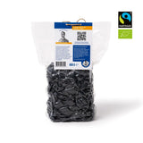 PAKKA - Organic Fairtrade Black Beauty Raisins 600gr, ekologiska, kärnfria, svarta druvor, soltorkade, oljefria, så klibbiga, osvavelfria, direkt från småbönder i Samarkand i Uzbekistan Dehydrerade produkter Naty Shop