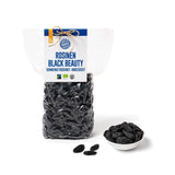 PAKKA - Organic Fairtrade Black Beauty Raisins 600gr, ekologiska, kärnfria, svarta druvor, soltorkade, oljefria, därför klibbiga, osvavelfria, direkt från småbönder i Samarkand i Uzbekistan Dehydrerade produkter Naty Shop Variant 1: 600 G (förpackning med 1)