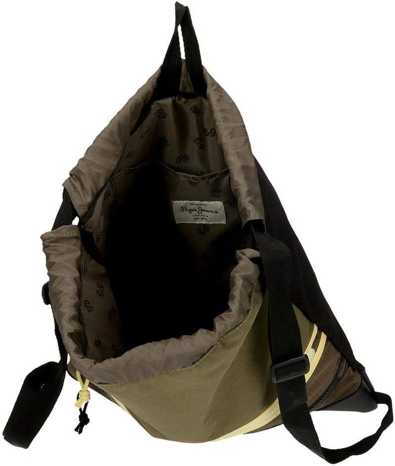 Pepe Jeans Caden Gym Bag Grön 35x46 cm Polyester Ryggsäckar och premium väskor Naty Shop