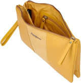 Pepe Jeans Dubbelplånbok Gul väska 27x17x2 cm läderplånbok Dam Naty Shop