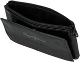 Pepe Jeans Joumma Väskor Dubbelväska, Svart, 11 x 7 x 1,5 cm, Läder, Svart, One size, Plånbok Herrplånbok Naty Shop