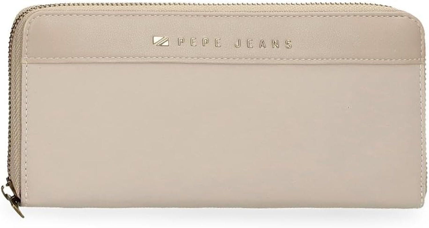 Pepe jeans Joumma Väskor Morgan Casual Ryggsäck Resväskor Beige Svart konstläder För Kvinnor Beige One Size Handväska Plånbok Kvinnor Naty Shop Standardtitel