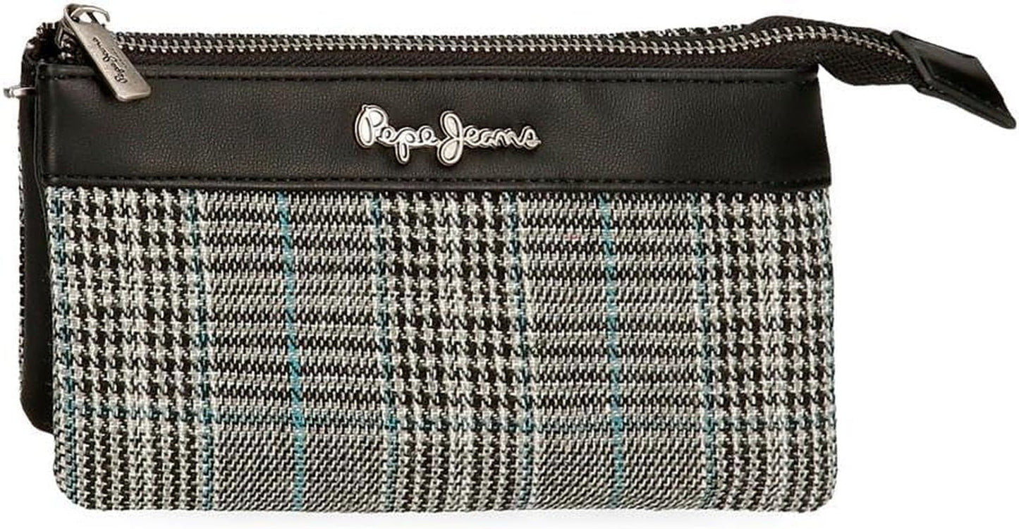 Pepe Jeans Kendra Dam T-shirt, Svart, One Size, Liten Axelväska Dam Väskor Naty Shop Handväska