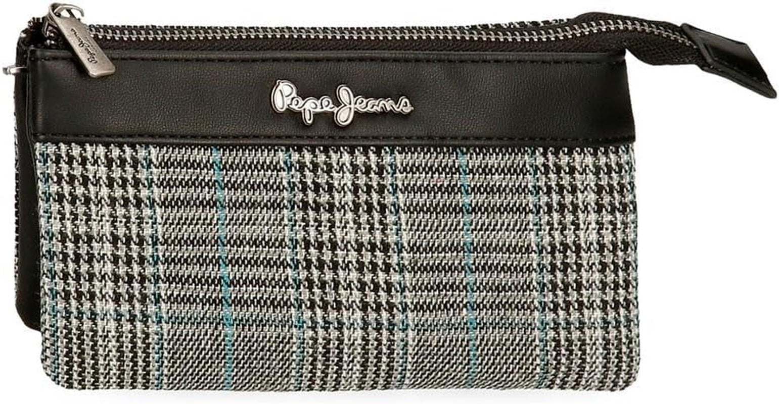 Pepe Jeans Kendra Dam T-shirt, Svart, One Size, Liten Axelväska Dam Väskor Naty Shop Handväska