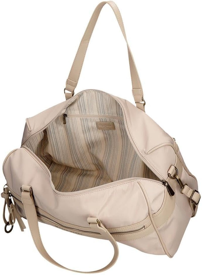 Pepe Jeans Morgan Casual Ryggsäckar Resväskor Beige Svart konstläder för kvinnor By Joumma Väskor Bagage & Resor Naty Shop