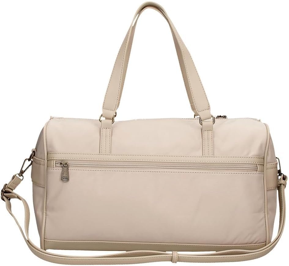 Pepe Jeans Morgan Casual Ryggsäckar Resväskor Beige Svart konstläder för kvinnor By Joumma Väskor Bagage & Resor Naty Shop