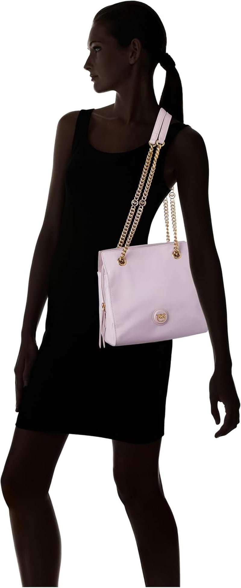 Pinko Dam Återvunnen Gate Shopper ÅTERVINNING Nylon + Naty Shop Damväskor