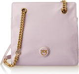 Pinko Dam Återvunnen Gate Shopper ÅTERVINNING Nylon + Damväskor Naty Shop Y48Q_Tulipano Viola-Antque Gold
