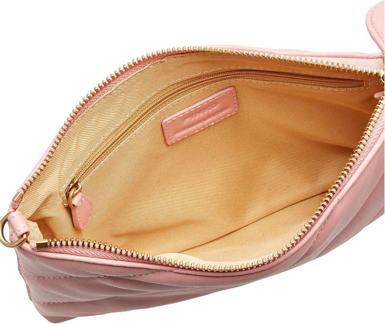 Pinko Platt påse för damer Får Nappa FLACHTASCHE SCHAFNAPPA Damväskor Naty Shop
