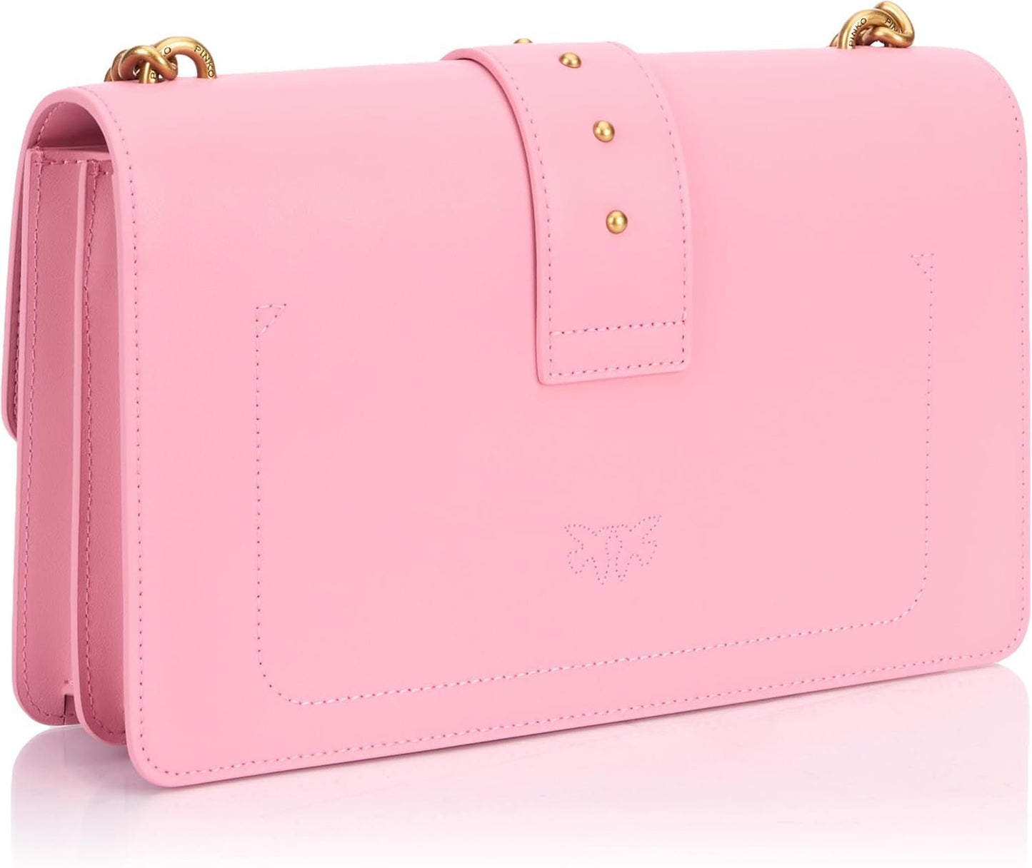 Pinko Ladies Love One Classic Cl Calf Silk Bag Damväskor Naty Shop