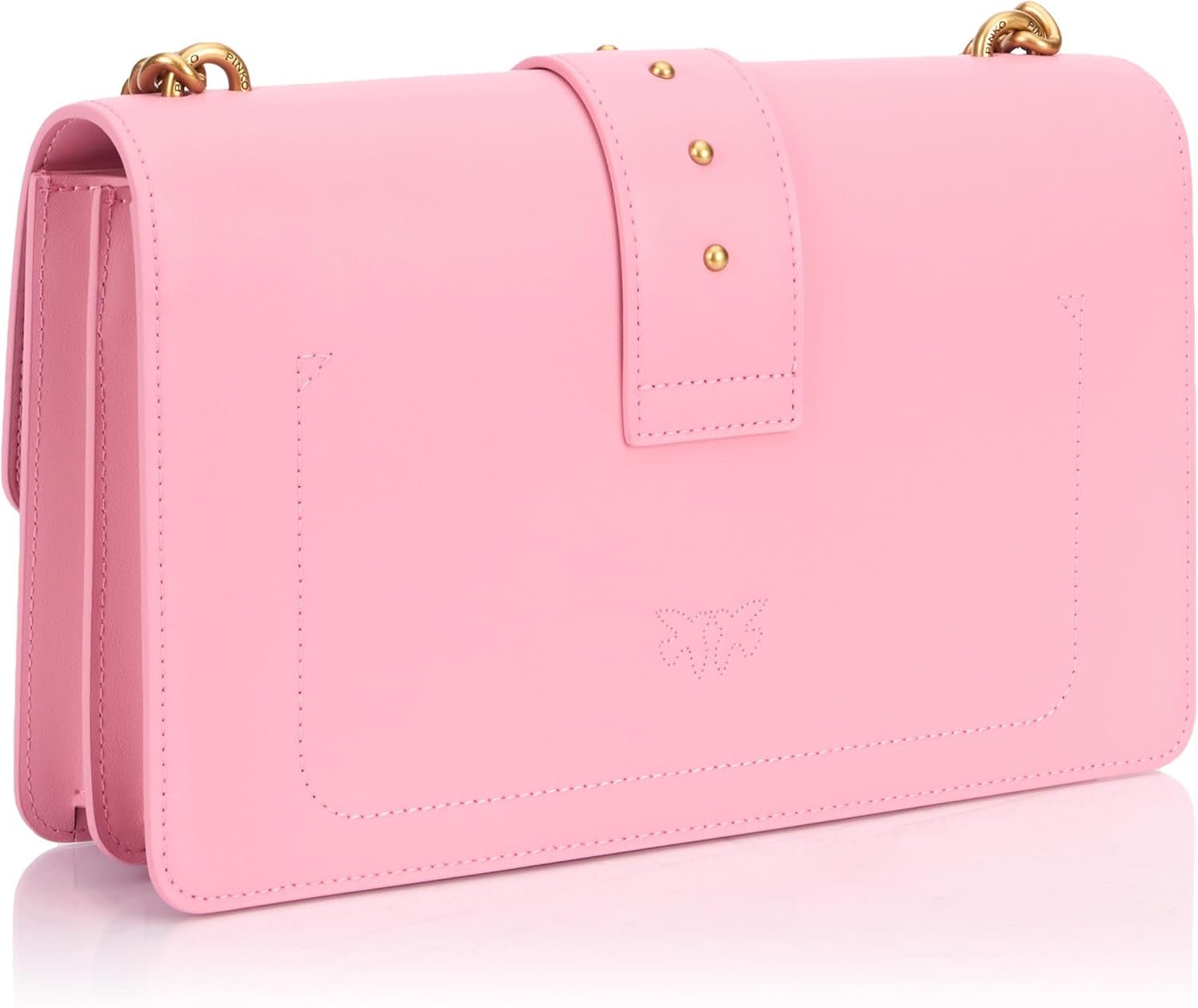 Pinko Ladies Love One Classic Cl Calf Silk Bag Damväskor Naty Shop