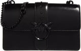 Pinko Ladies Love One Classic Cl Naplack Färg Blockväska Damväskor Naty Shop Z99B_B Svart Sedan Blockfärg