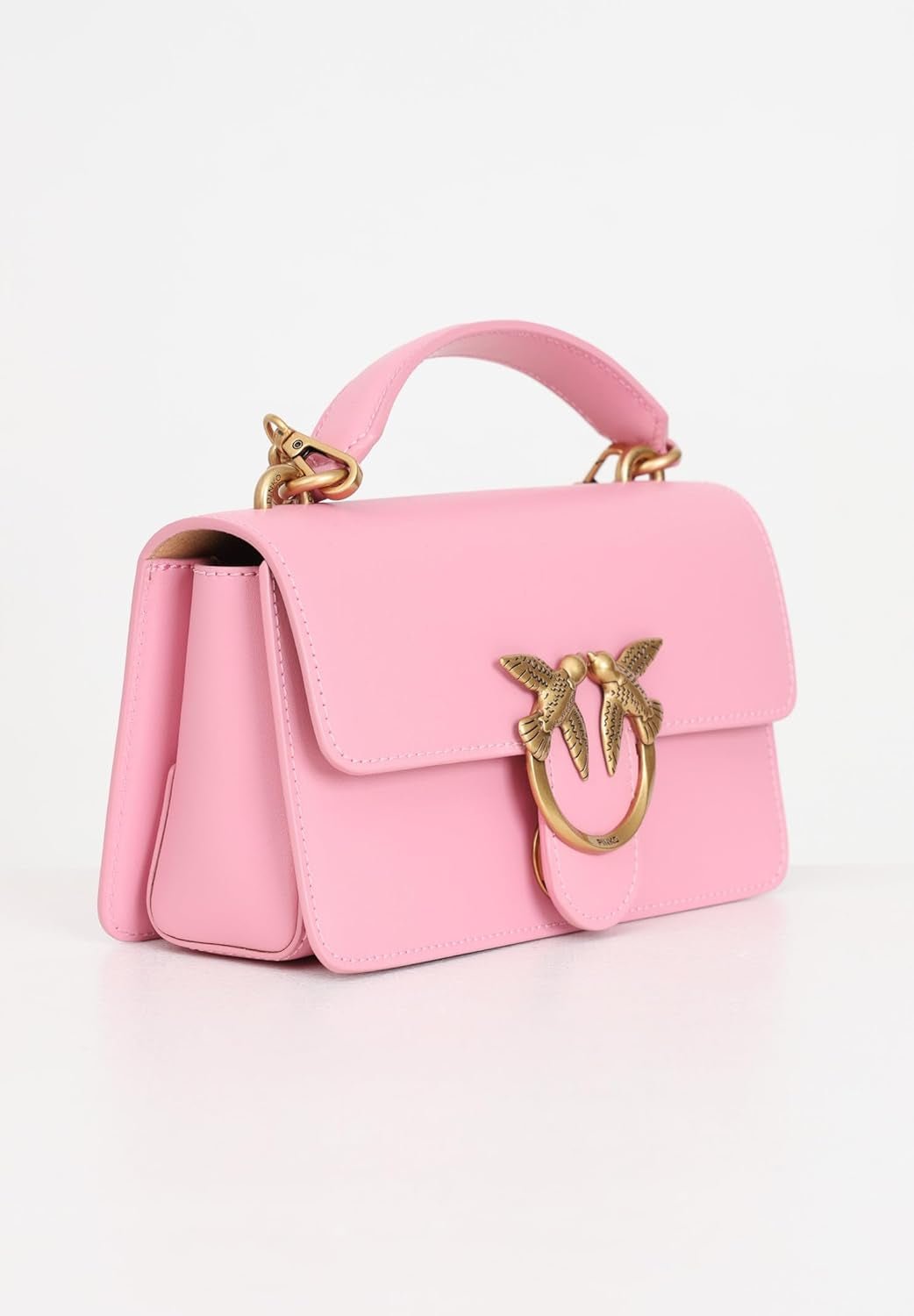 Pinko Ladies Love One Lättviktsväska i kalvsilke Damväskor Naty Shop