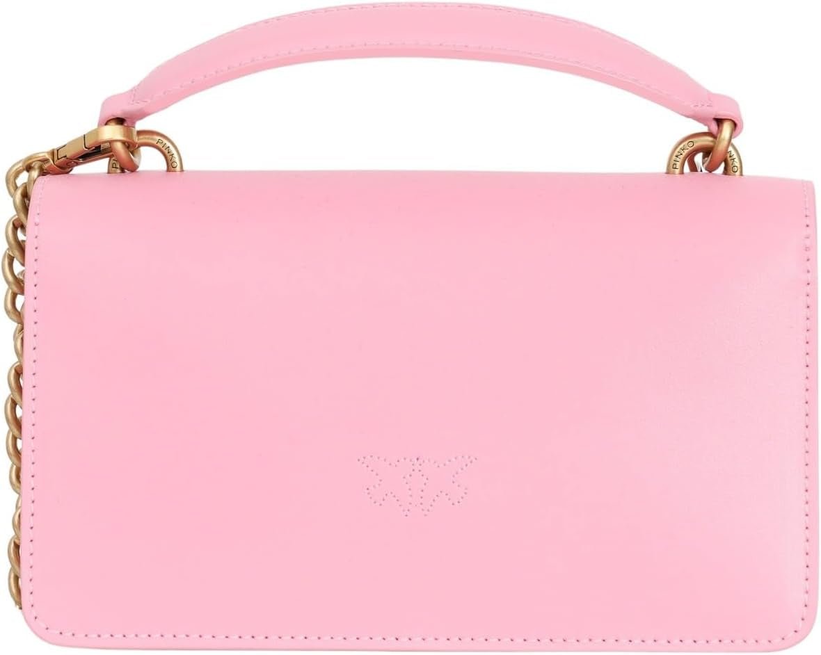 Pinko Ladies Love One Lättviktsväska i kalvsilke Damväskor Naty Shop