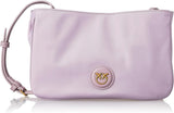 Pinko Dam Återvunnen Gate Platt HORISONTAL REPETERAD Damväskor Naty Shop Y48Q_Tulipano Viola-Antque Gold