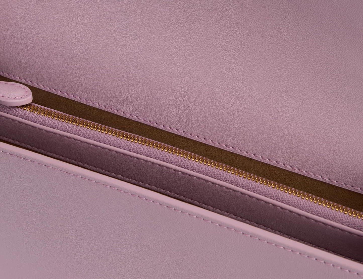 Pinko Love One Classic Dc kalvläderväska, wgq_lilac- antikguld Damväskor Naty Shop