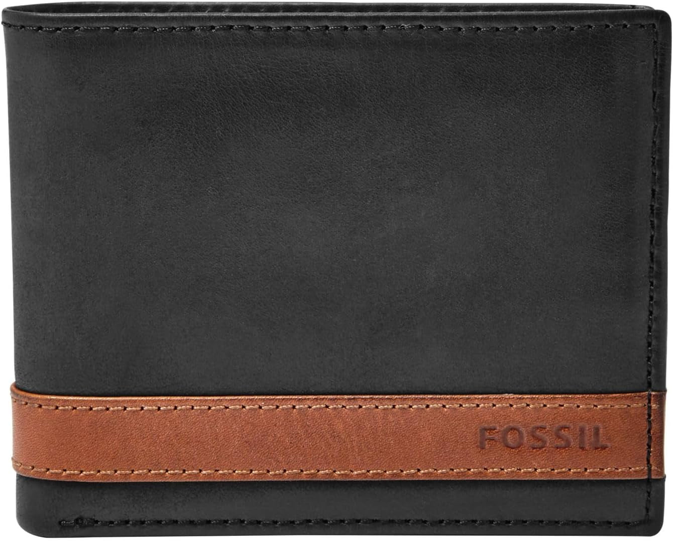 Fossil Herrplånbok Quinn Läder Bifold 11,5 cm L x 2 cm B x 9 cm H Naty Shop Herrplånbok Svart 11,43 cm L x 1,91 cm B x 8,89 cm H