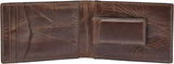 Fossil Andrew Läder Bifold-plånbok för män 11,5 cm L x 1,9 cm B x 7,7 cm H Herrplånbok Naty Shop