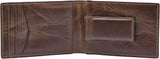 Fossil Andrew Läder Bifold-plånbok för män 11,5 cm L x 1,9 cm B x 7,7 cm H Herrplånbok Naty Shop