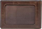 Fossil Andrew Läder Bifold-plånbok för män 11,5 cm L x 1,9 cm B x 7,7 cm H Herrplånbok Naty Shop