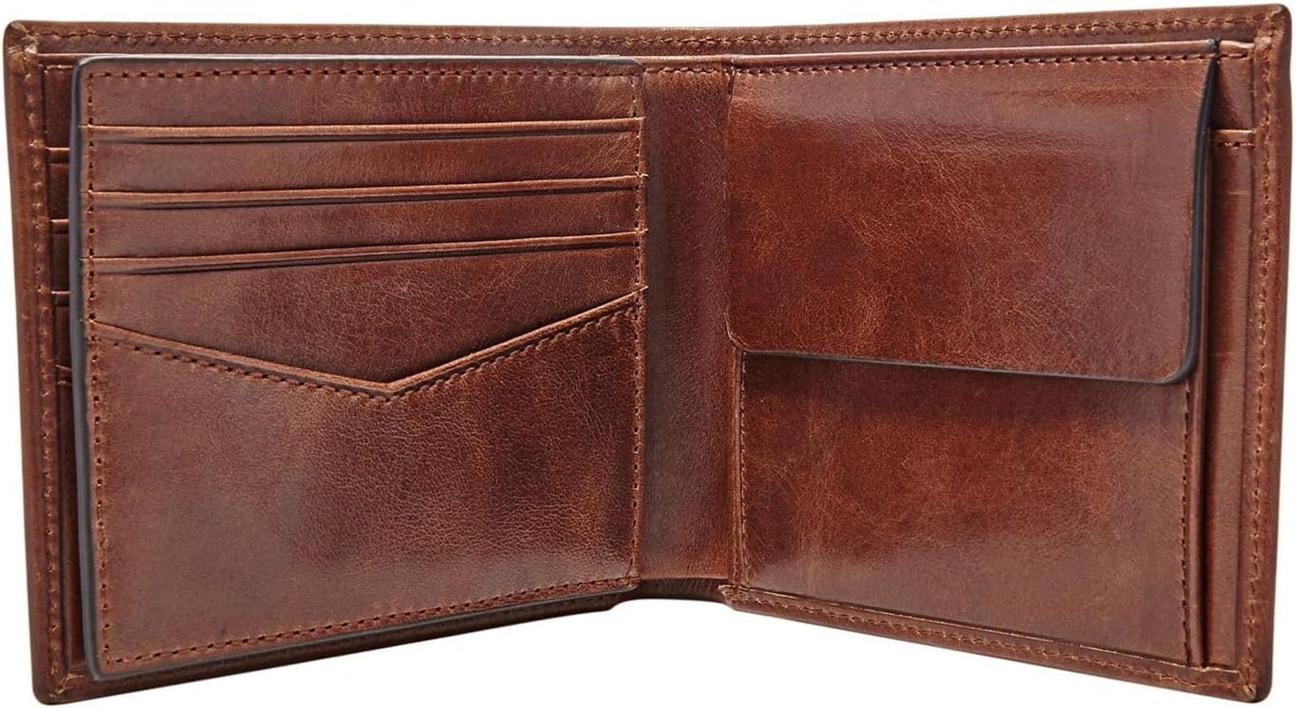 Fossil Ryan Bifold Plånbok för män 11,43 cm L x 2,54 cm B x 9,525 cm H Herrplånbok Naty Shop